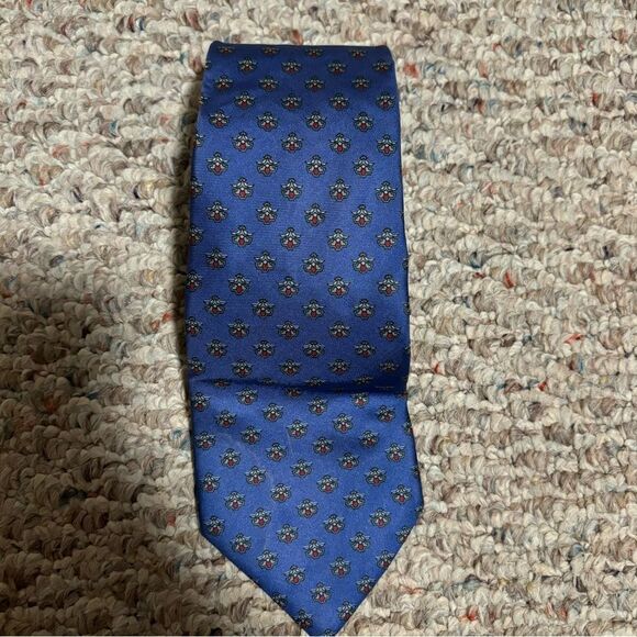 Dior Christian Dior Designer Blue 100% Silk Tie - Picture 2 of 4